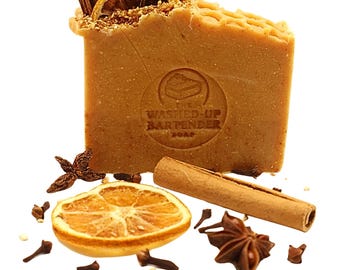 Handmade Palm-Free Bar Soap – Spiced Hot Toddy Scent, Small Batch