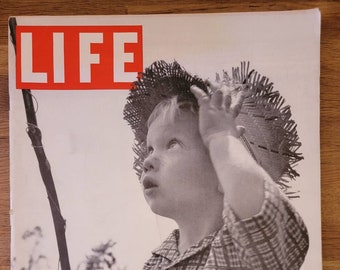 Magazine Life 16 août 1948 Éphémères publicitaires vintage pêcheur