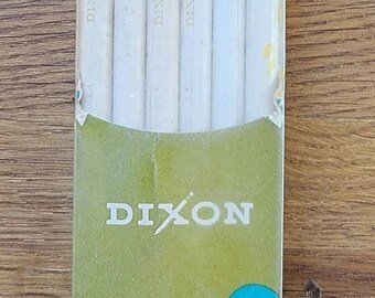 Vintage Dixon Best White-352 Pencils Box of 12 Unused NOS