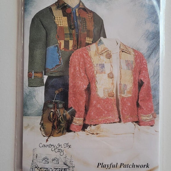 Country in the City Playful Patchwork Jacket Pattern
