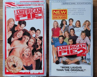 American Pie Lot von 2 VHS Filmen New & Sealed 1 und 2 Vintage 2002