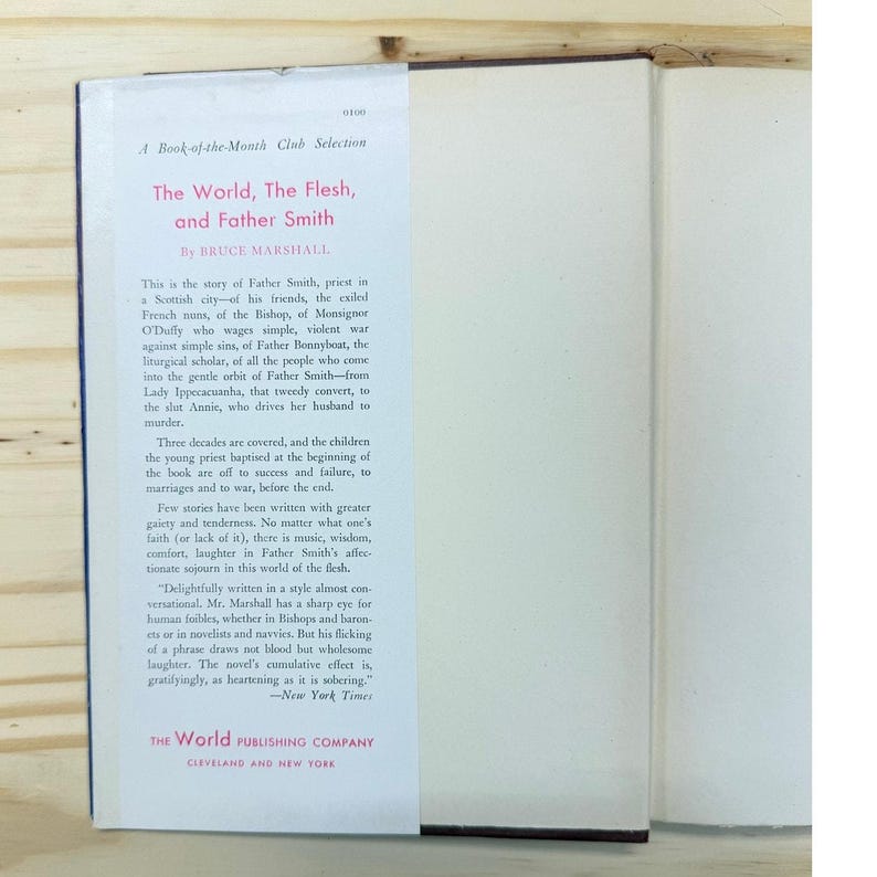 The World and The Flesh und Pater Smith von Brutalist 1945 HC DJ BCE Bild 2