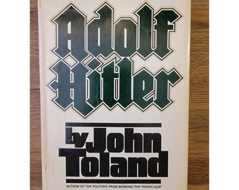 Adolf Hitler Band II von John Toland 1976 Hardcover Book Club Edition