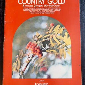 E-Z Play Music Country Gold für Kimball Orgel 1977