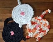 Crochet Cat Butt Pot Holder