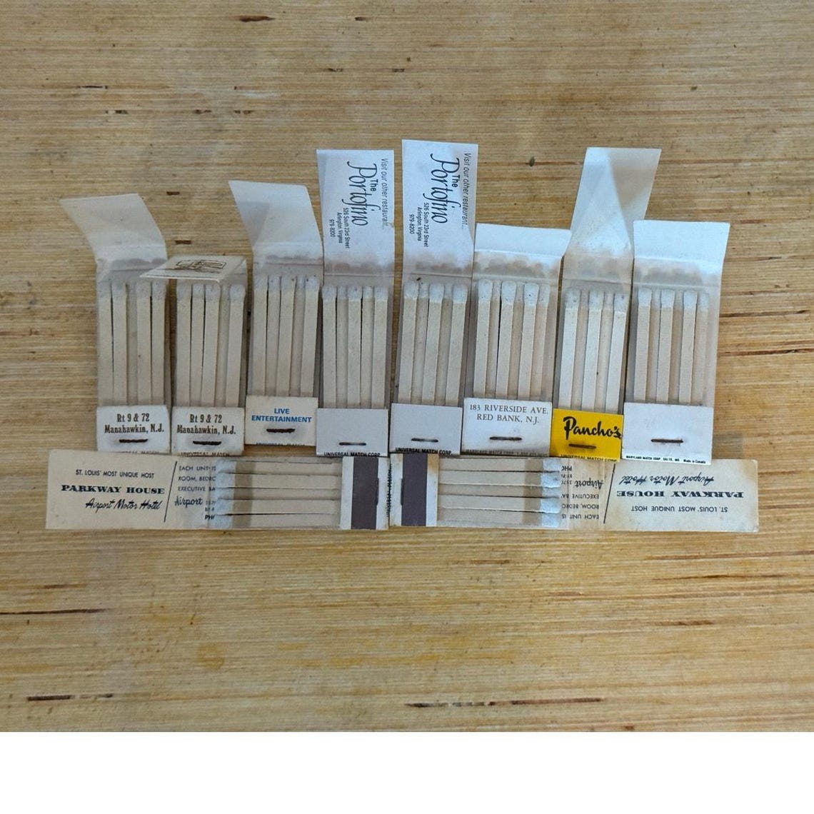 Lot of 10 Vintage Advertising Mini Matchbooks Unstruck - Etsy
