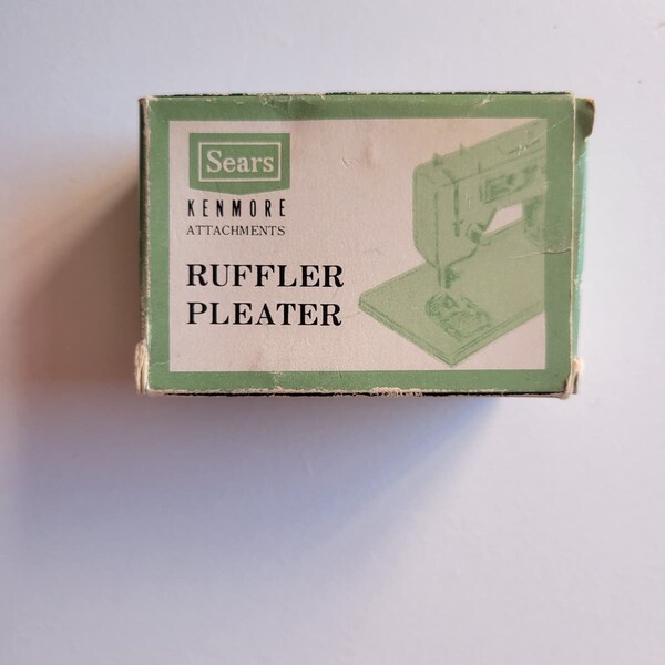 Sears Kenmore Ruffler Pleater Sewing Machine Attachment #20 6893 Vintage