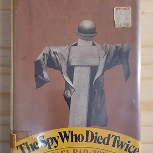 The Spy Who Died Twice by Michael Bar-Zohar 1975 Hardcover Ex Library