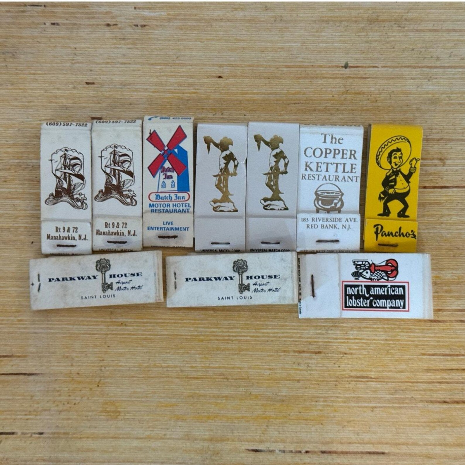 Lot of 10 Vintage Advertising Mini Matchbooks Unstruck - Etsy