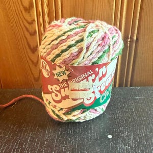 Sugar N&#39; Cream Christmas Sparkle Yarn in Noel Tinsel