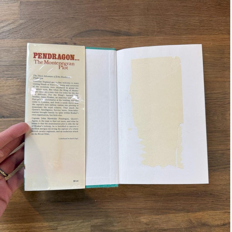 Pendragon The Montenegran Plot von Robert Trevelyan 1977 Ex Bibliothek Bild 5