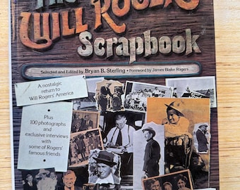 El álbum de recortes de Will Rogers de Ryan B. Sterling, 1976, tapa dura