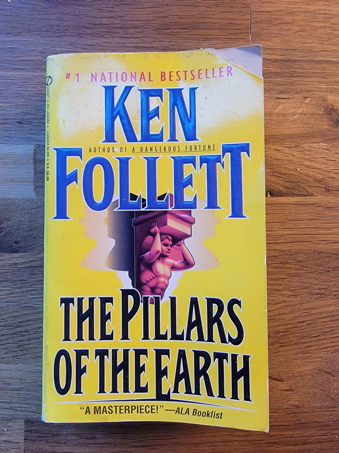 The Pillars of the Earth by Ken Follett Paperback 1990 Etsy