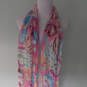 Vintage/90er bis 60er Jahre/Paisley/Regenbogen Schal