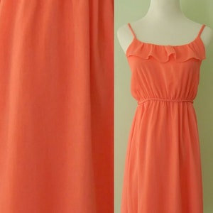 Vintage/1990&#39;s/Peach Day dress/Size 10