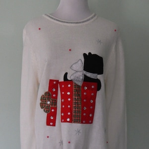 Vintage/1980&#39;s/Christmas/Sweater/Jumper/Size 8-10