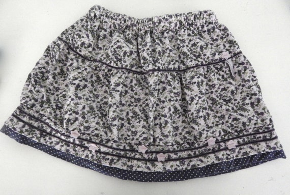 Vintage/1990's/Floral/Oshkosh/Girl's Skirt/Size 1… - image 1