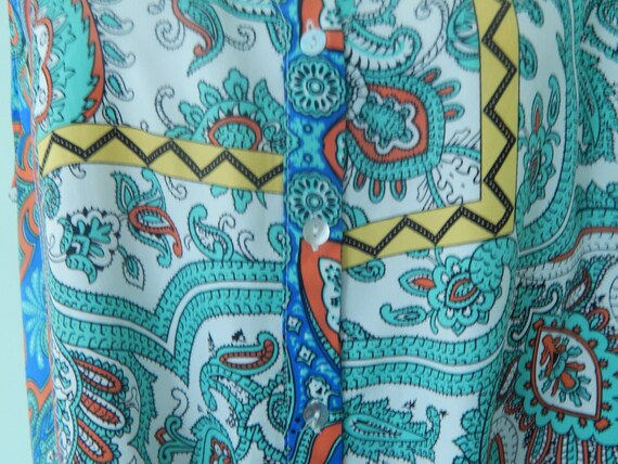 Vintage/1990's/Psychedelic/Summer top/Size 18 - image 2