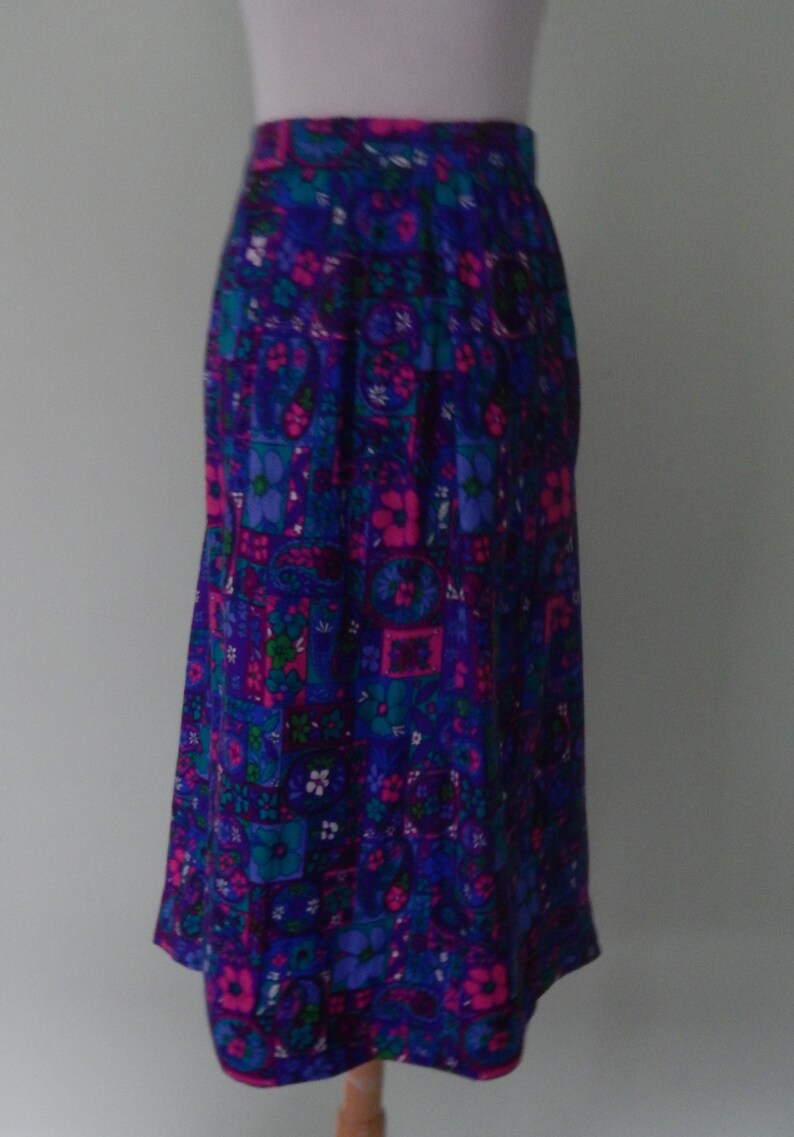 Vintage1970/'sPsychedelic SkirtSize 12
