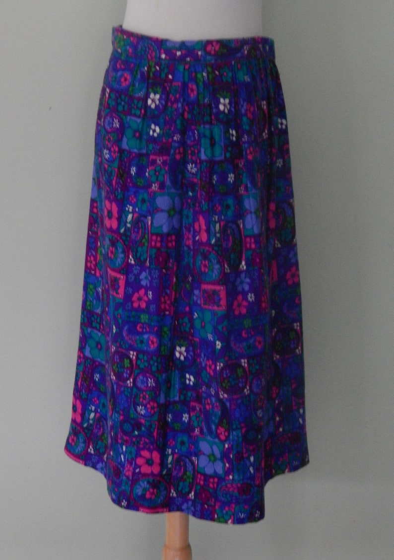 Vintage1970/'sPsychedelic SkirtSize 12