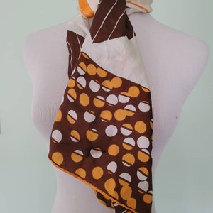 Vintage/1970&#39;s/Japanese/Silk/Scarf
