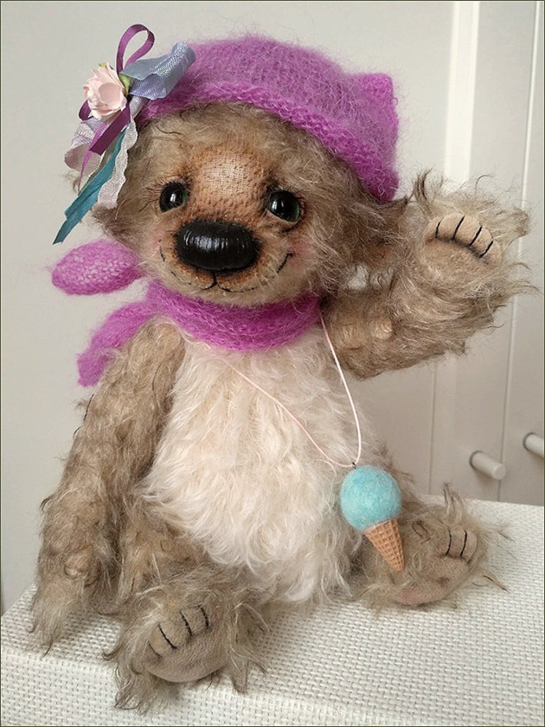 27 cm PDF Teddy bear pattern Niki 10.5 inches