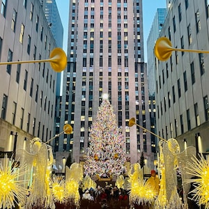 Rockefeller Center Christmas Tree Digital Print