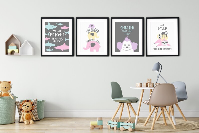 pastel nursery decor