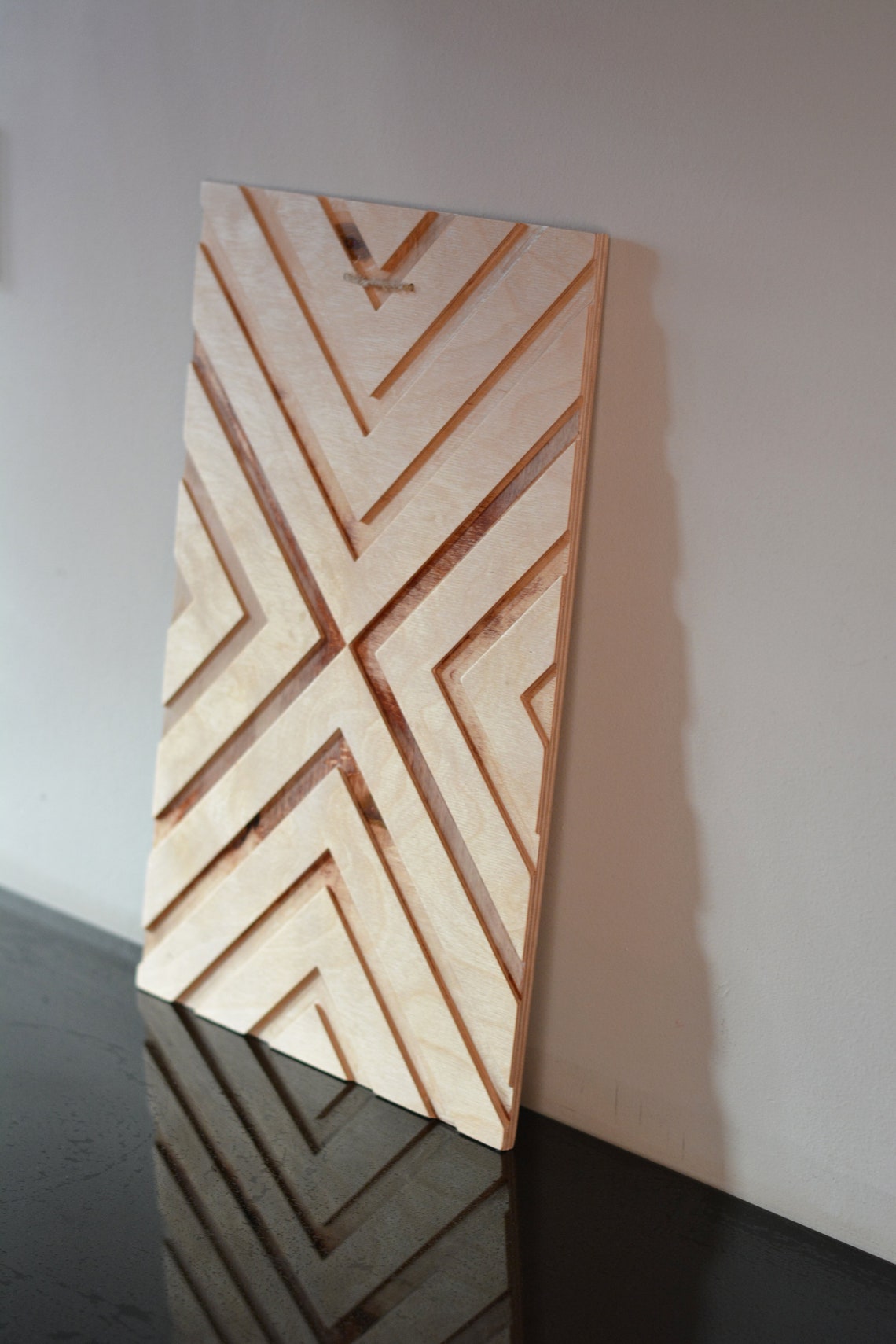 Southwestern Modern Art Wood Vertical Wooden Wall Decor Etsy