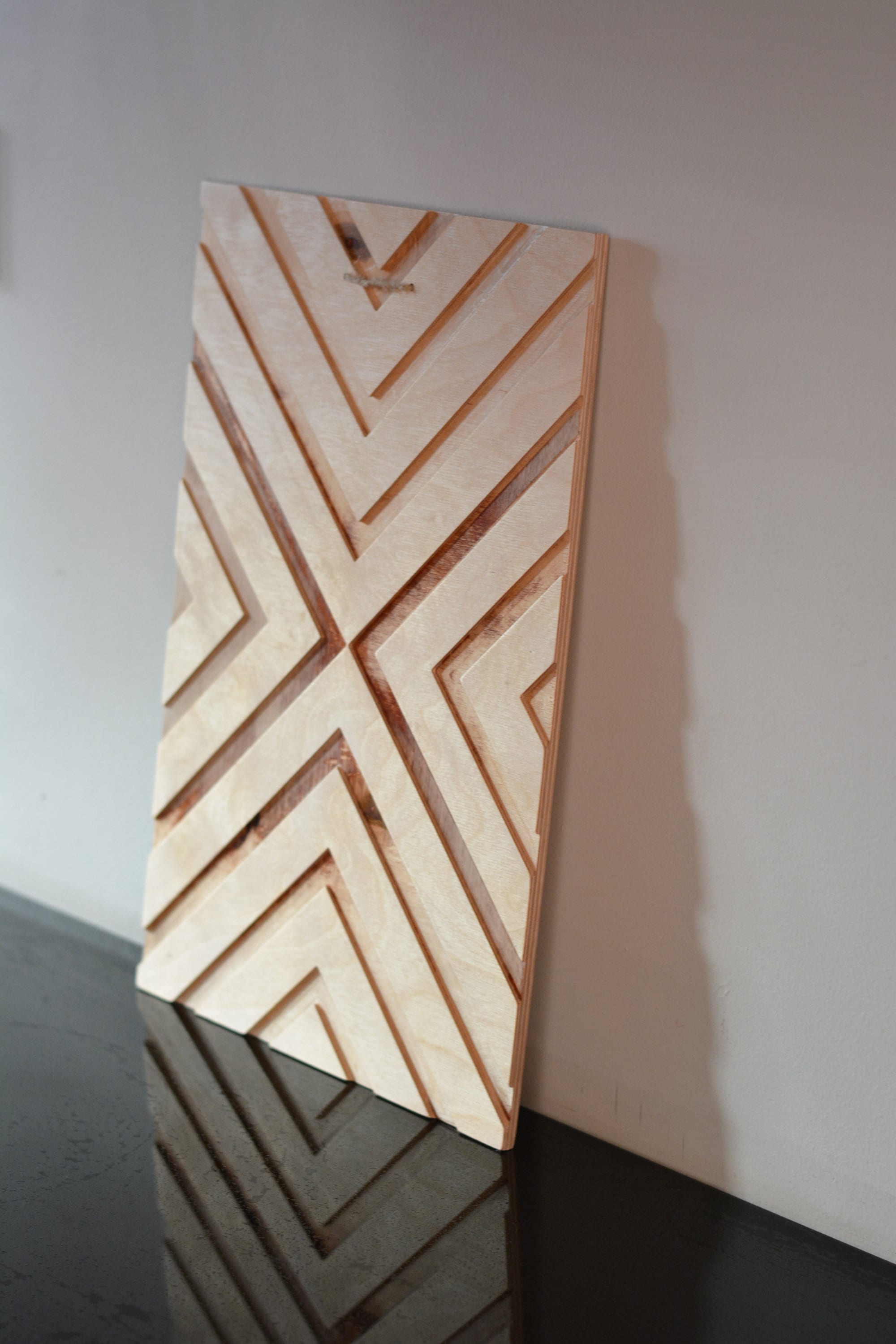 Southwestern Modern Art Wood Vertical Wooden Wall Decor Etsy