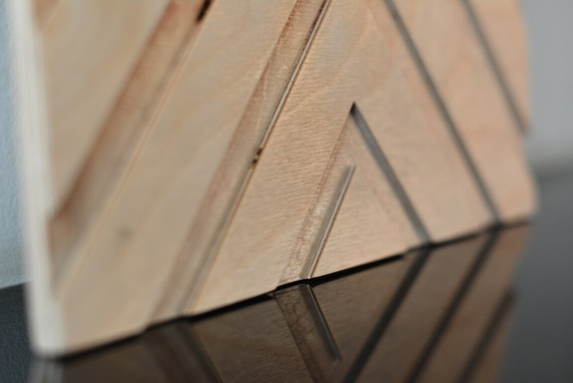 Southwestern Modern Art Wood Vertical Wooden Wall Decor Etsy