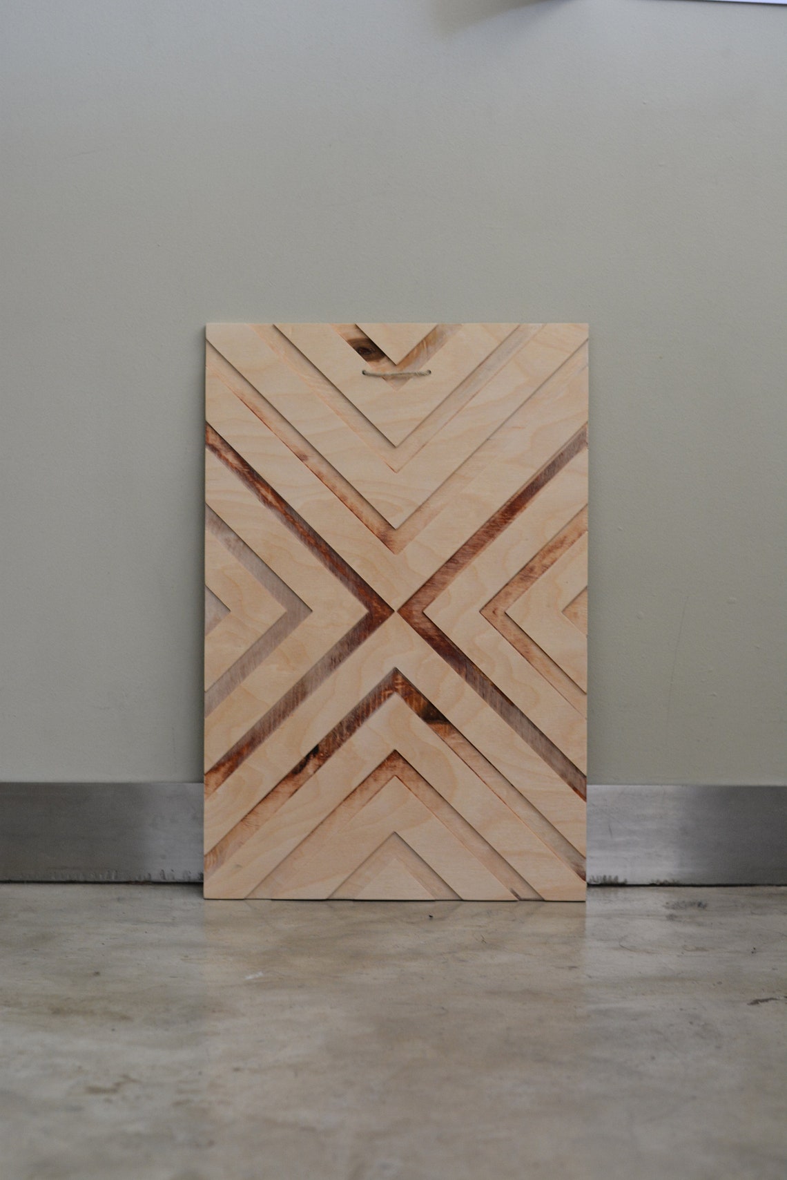 Southwestern Modern Art Wood Vertical Wooden Wall Decor Etsy