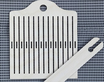 Peine para tejer 27/10 con lanzadera para tejer con peine