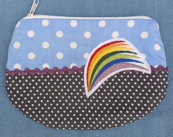 Bolsa cosmética arco iris