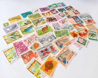 Vietnam with Waving Flag Cute 1 Line Custom Personalized Square Rubber Stamp