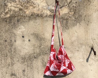 Bolsa Ciclismo Musette Algodón Batik Africano - ANNIBALE CYCLING