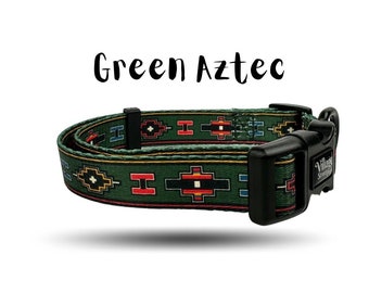 Aztec Dog Collar / Mexican Dog Collar Small / Dog Collar  / Girl Dog Collar /  Dog Collar for Boys / Heavy Duty Dog Collar