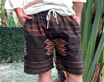 Men Shorts boho Shorts made of cotton tribal short trouser organic shorts Hippie shorts ethnic shorts