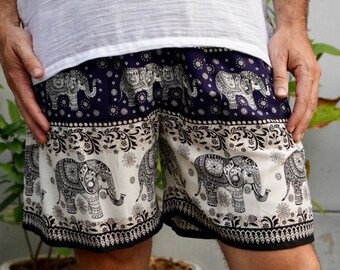 Boho Shorts Men // Hippie Clothes // Hippie Shorts for Men // Mens Hippie Shorts // Mens Festival Shorts // Burning Man Clothes