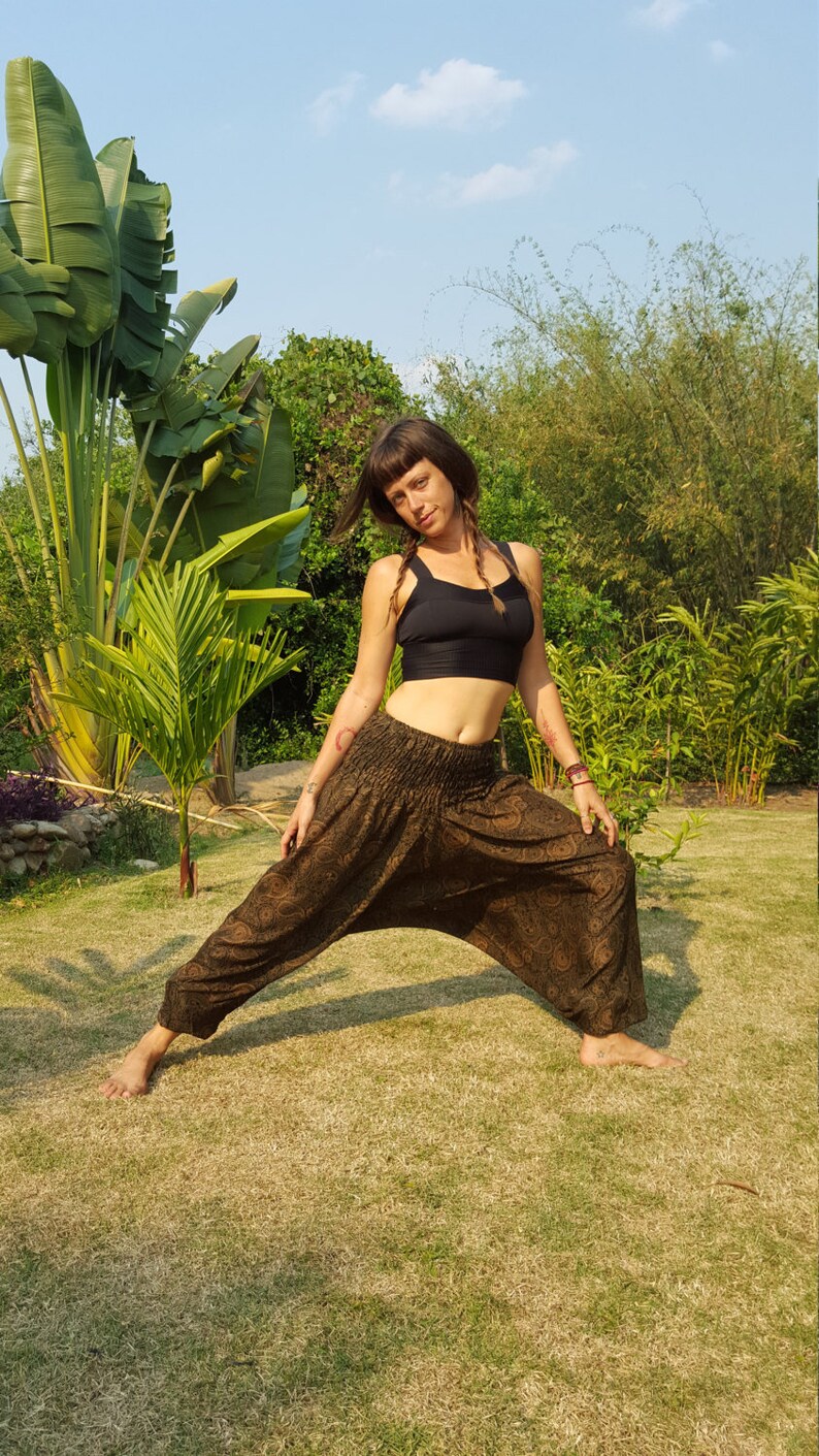 Womens Genie Pants Genie Pants Women Genie Pants Womens Genie Trousers Baggy Trousers Womens Trousers Harem Pattern Pants