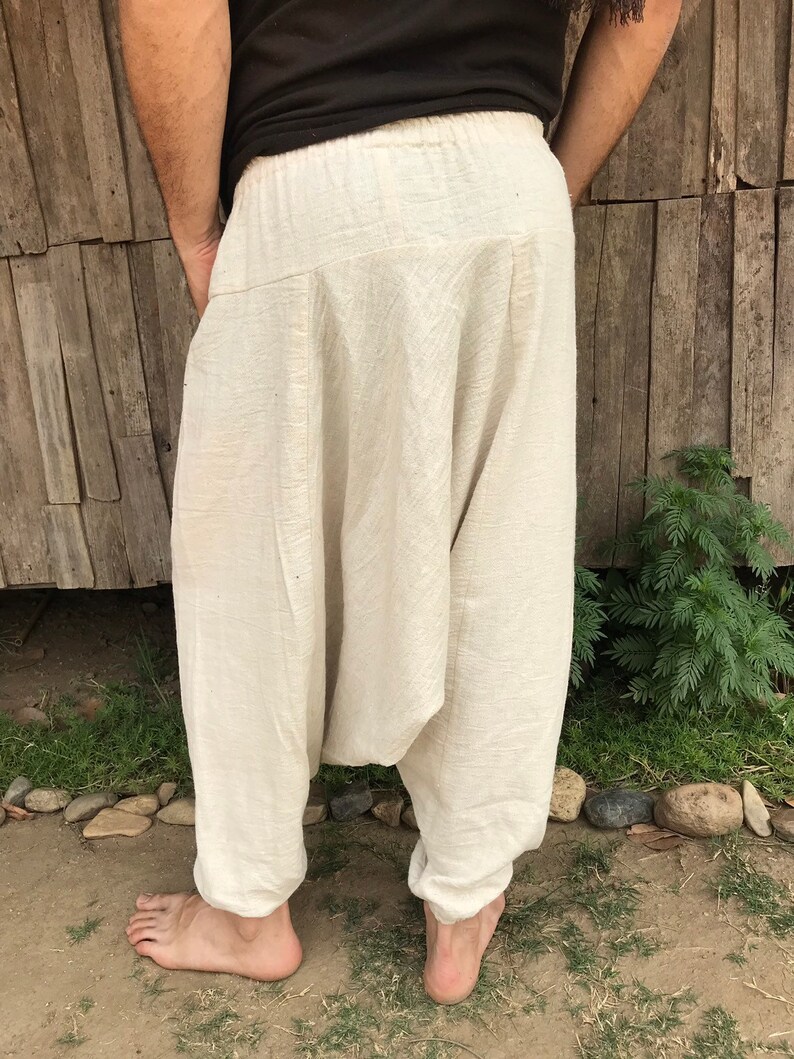 Hemp Pants // Mens Harem Pants // Eco Friendly Clothes // Etsy