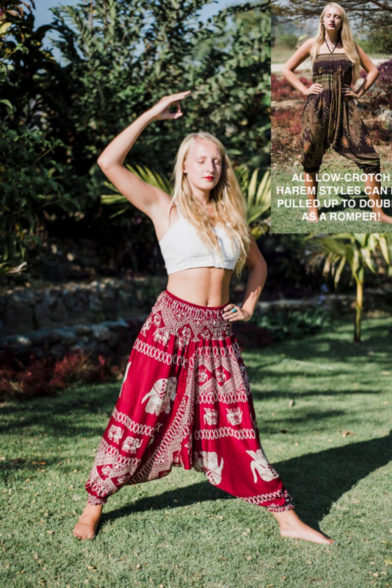 Red Elephant Pants Elephant Pants Thai Elephant Pants Harem Pants Thai Harem Pants Harem Pants Yoga Pants Yoga