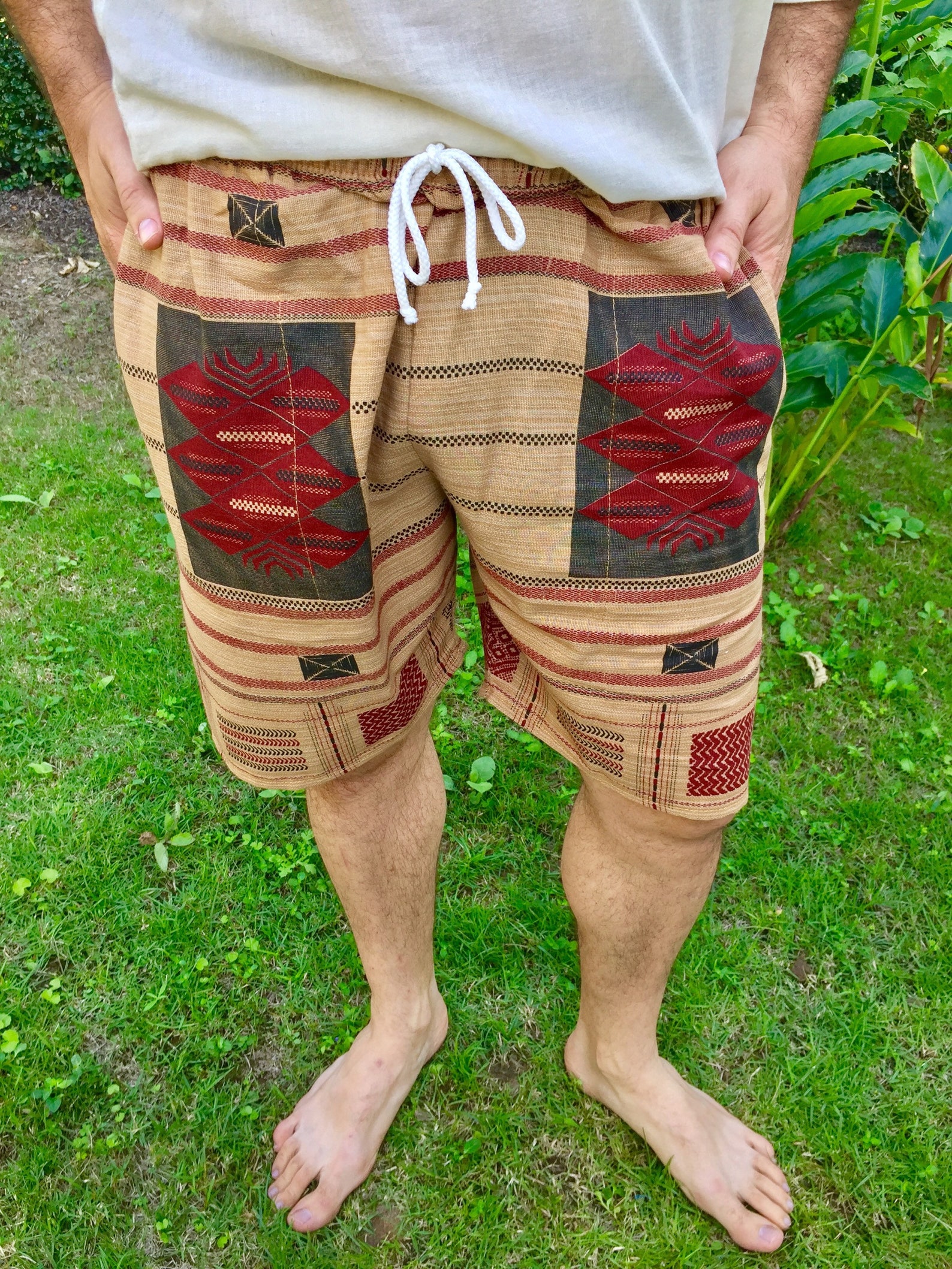 Mens Hippie Shorts // Mens Festival Shorts // Mens Shorts // Etsy