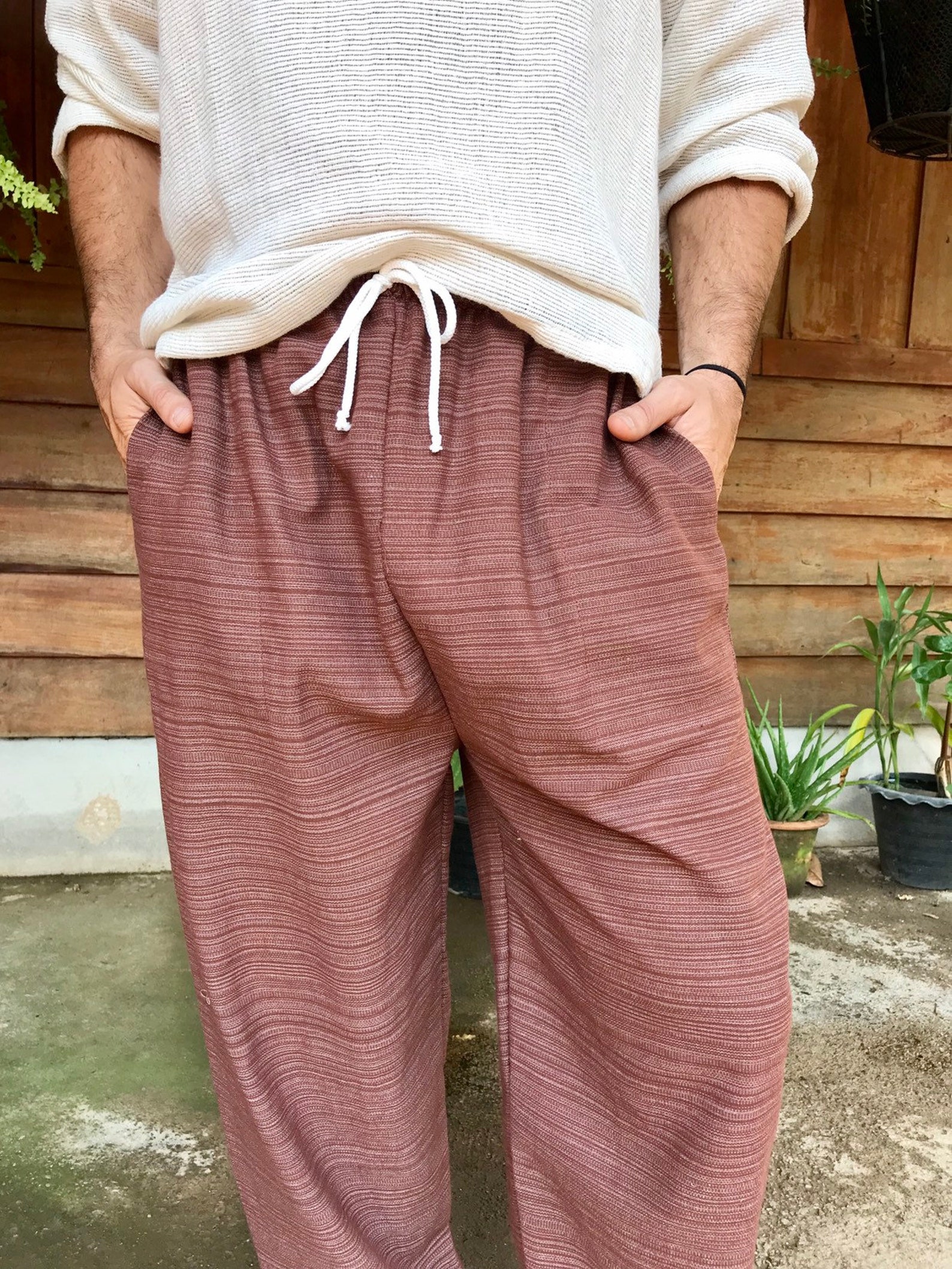 Mens Bohemian Pants // Bohemian Pants Mens // Mens Boho Pants Etsy
