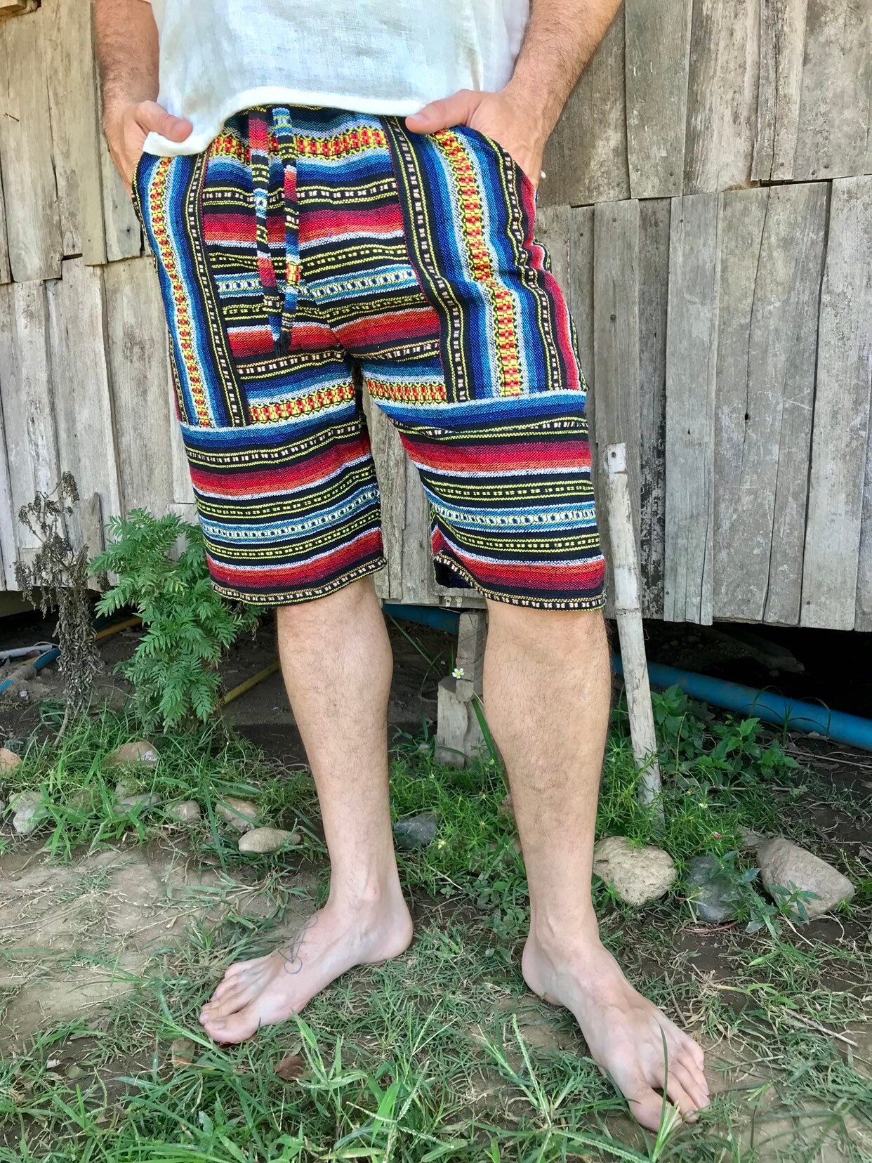Mens Shorts // Shorts for Men // Mens Hippie Shorts // Mens Etsy