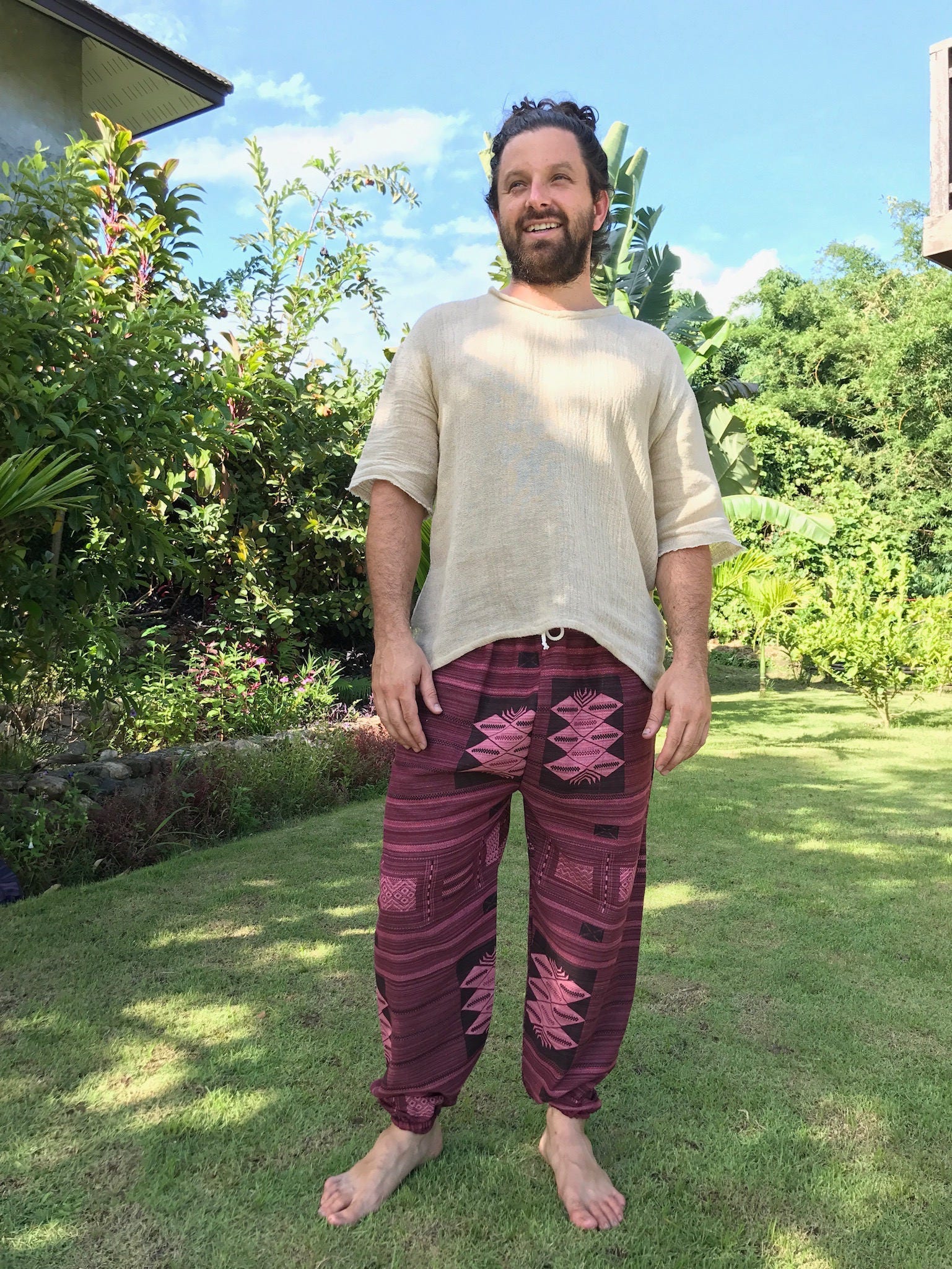 Festival Pants Men // Hippie Pants Mens // Mens Harem Pants // - Etsy