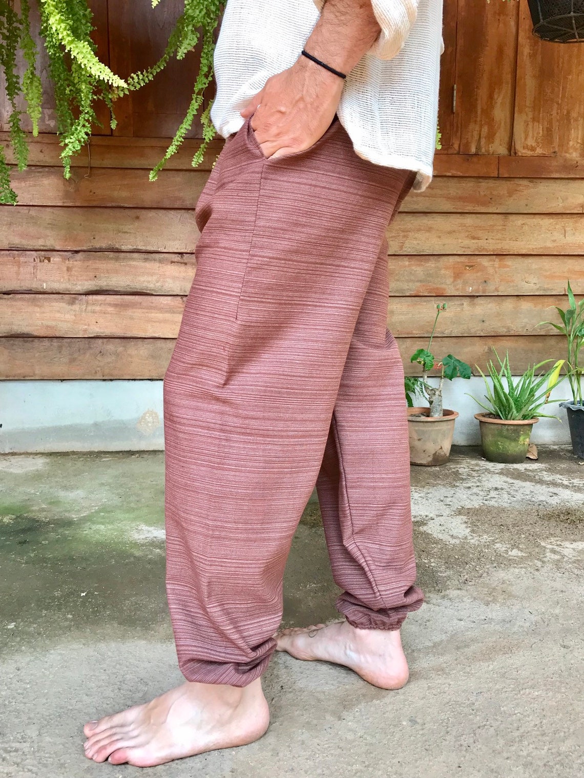 Mens Bohemian Pants // Bohemian Pants Mens // Mens Boho Pants Etsy