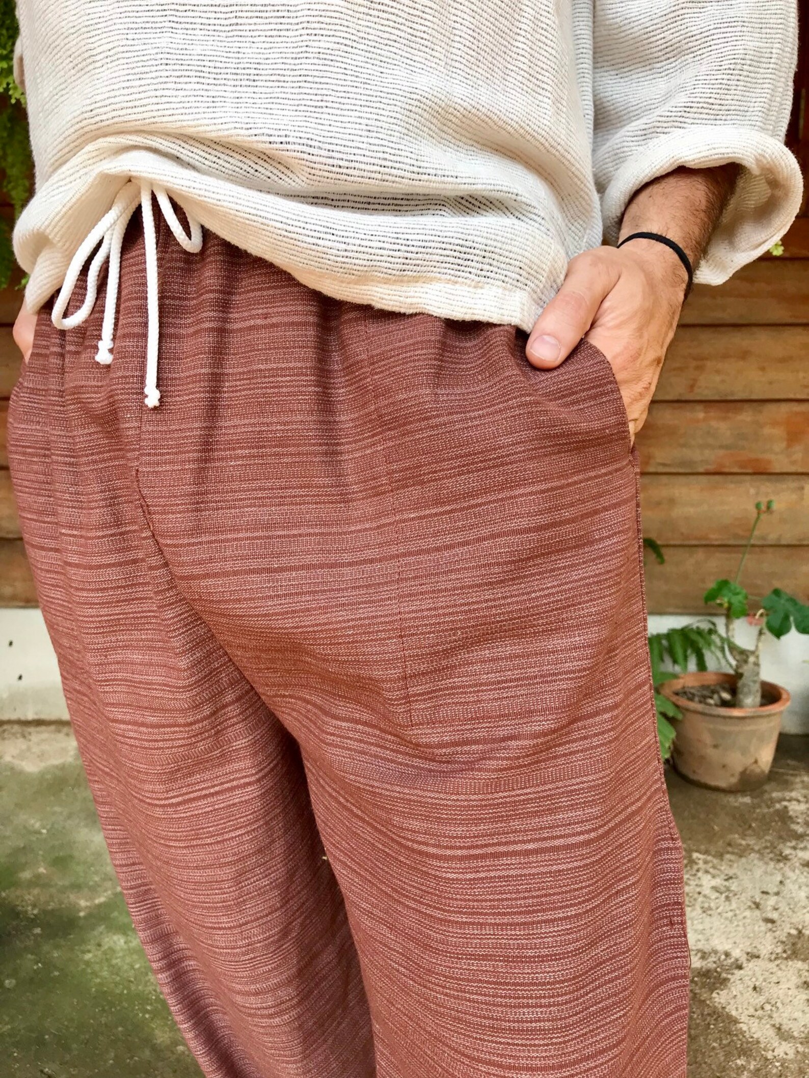 Mens Bohemian Pants // Bohemian Pants Mens // Mens Boho Pants Etsy