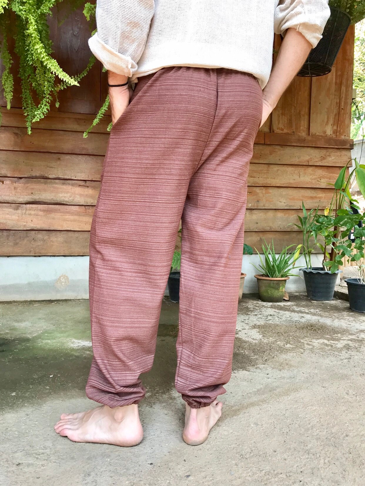 Mens Bohemian Pants // Bohemian Pants Mens // Mens Boho Pants Etsy