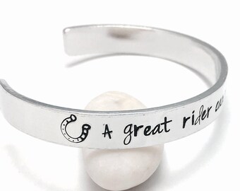 Personalised Horse Bracelet, Horse Memorial Jewellery, Equestrian Cuff Bracelet, Horse Rider Gift, Custom Horse Lover Gift, Pony Bangle